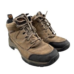 Ariat ATS‎ Hiking Boots Men's 7 B Brown Trail Gorpcore Camping Outdoor Workwear